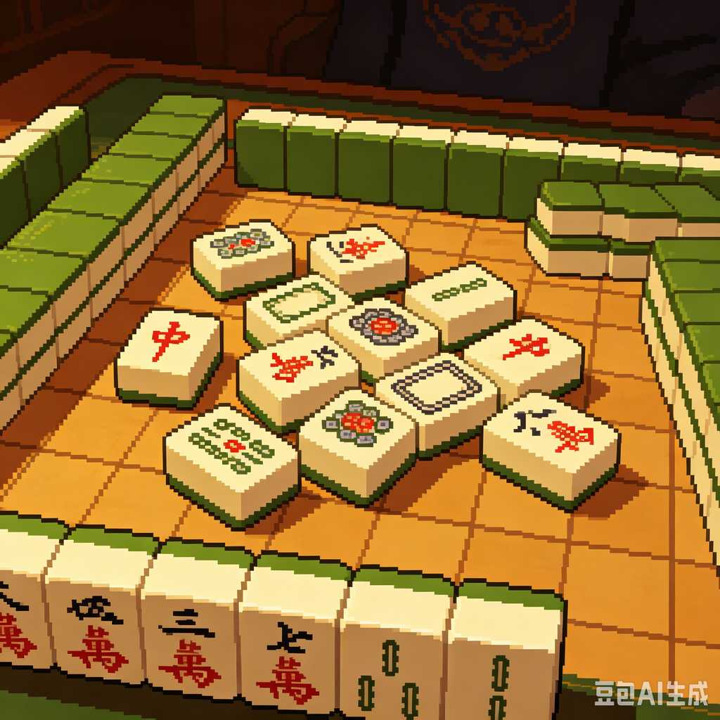 hotel room mahjong set
